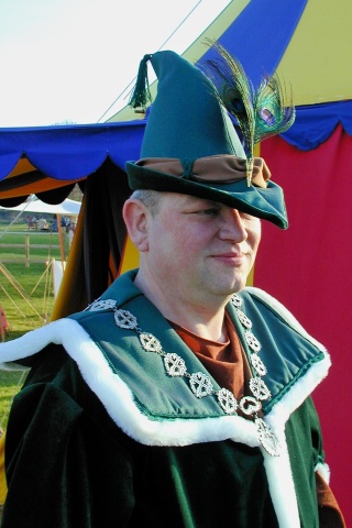 C15th Hungarian Hunting Hat in Peacock Blue two tone/shot Brocade and Green Velvet with Peacock Feathers and Tassel (Nemes Mihaly, p.69) C15th Hungarian Hunting Hat in Peacock Blue two tone/shot Brocade and Green Velvet with Peacock Feathers and Tassel (Nemes Mihaly, p.69)