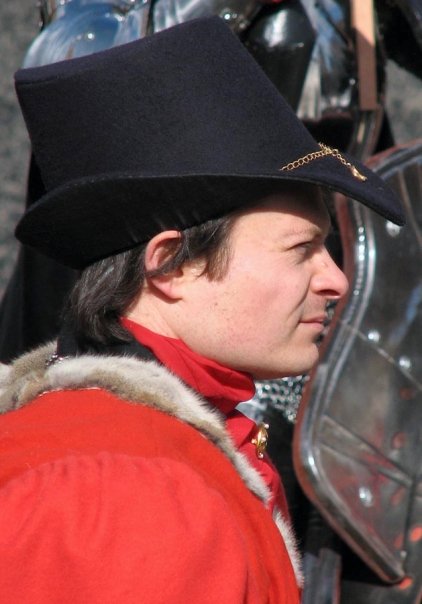 C15th Black Wool and Black Silk Cap C15th Black Wool and Black Silk Cap