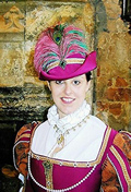 A Rose Pink Silk Hat, with Peacock Feather A Rose Pink Silk Hat, with Peacock Feather