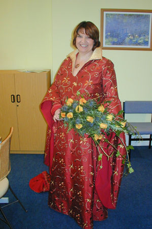 Jo in her Wedding Dress, on her Wedding Day Jo in her Wedding Dress, on her Wedding Day