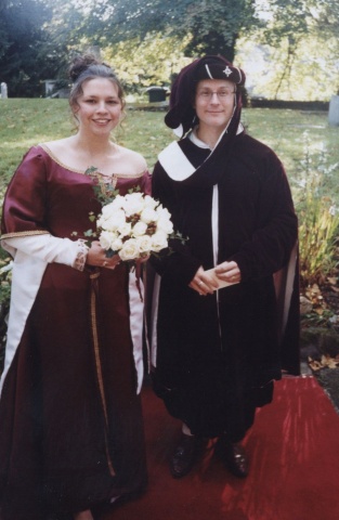 Dave and Shelley on their Wedding Day Dave and Shelley on their Wedding Day